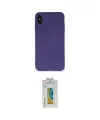 ieg™ iPhone XS Max Kılıf Ahenk Serisi - Siyah Polymer Nano Ekran Koruyucu