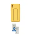 ieg™ iPhone XS Max Kılıf Akış Doku - Şeffaf Royal Nano Ekran Koruyucu