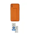 ieg™ iPhone XS Max Kılıf Akış Doku - Şeffaf Royal Nano Ekran Koruyucu