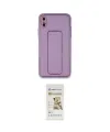 ieg™ iPhone XS Max Kılıf Akış Doku - Siyah Mat Seramik Nano Ekran Koruyucu