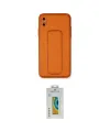 ieg™ iPhone XS Max Kılıf Akış Doku - Siyah Polymer Nano Ekran Koruyucu