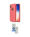 ieg™ iPhone XS Max Kılıf Doruk Klasik Özel Seri - Şeffaf Royal Nano Ekran Koruyucu