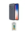 ieg™ iPhone XS Max Kılıf Doruk Klasik Özel Seri - Siyah Polymer Nano Ekran Koruyucu