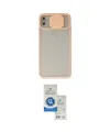 ieg™ iPhone XS Max Kılıf Vadi Çizgi - Şeffaf Royal Nano Ekran Koruyucu