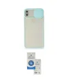 ieg™ iPhone XS Max Kılıf Vadi Çizgi - Şeffaf Royal Nano Ekran Koruyucu