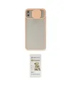 ieg™ iPhone XS Max Kılıf Vadi Çizgi - Siyah Mat Seramik Nano Ekran Koruyucu