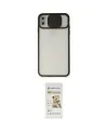 ieg™ iPhone XS Max Kılıf Vadi Çizgi - Siyah Mat Seramik Nano Ekran Koruyucu
