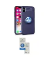 ieg™ iPhone XS Max Kılıf Yankı Form Prime - Şeffaf Royal Nano Ekran Koruyucu