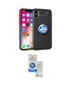 ieg™ iPhone XS Max Kılıf Yankı Form Prime - Şeffaf Royal Nano Ekran Koruyucu