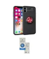 ieg™ iPhone XS Max Kılıf Yankı Form Prime - Şeffaf Royal Nano Ekran Koruyucu