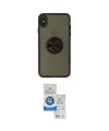 ieg™ iPhone XS Max Kılıf Yörünge Çizgi - Şeffaf Royal Nano Ekran Koruyucu