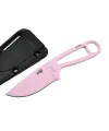 ieg™ İzula Esee 51455PNK Pembe Kamp Bıçağı 16 cm - Komple Metal, Plastik Kılıflı