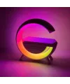 Kablosuz Şarj Standlı RGB Hoparlör