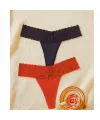 Kadın 2li Dantelli Seksi Tanga IEG0053