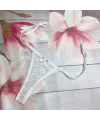 Kadın 3lü Dantelli Yandan Bağlamalı Seksi Tanga IEG0054