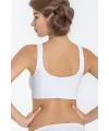 ieg™ Kadın Beyaz Kalın Askılı Çıkarılabilir Pedli Örme Seamless Dikişsiz Basic Büstiyer
