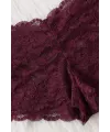 ieg™ Kadın Bordo Dantelli & Kurdelalı Sütyen Külot Takımı