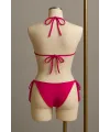 ieg™ Kadın Fuşya Yandan Bağlamalı Bikini Mayo Takımı