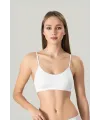 ieg™ Kadın Ince Askılı Pedli Büstiyer Yarım Atlet Sütyen 3lü Set