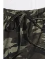 ieg™ Kadın Kamuflaj Desenli Askılı Crop Top ve Şortlu Gecelik Takım