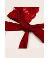 ieg™ Kadın Kırmızı Dantelli & Kurdelalı Sütyen Külot Takımı