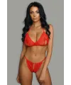 ieg™ Kadın Kırmızı Dantelli Seksi Sütyen Takımı