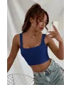 ieg™ Kadın Lacivert Kalın Askılı Crop Top Büstiyer