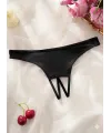 Kadın Siyah Ağ bölgesi Açık Külot IEG0058