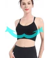 ieg™ Kadın Siyah Çarpraz İpli Spor Büstiyer