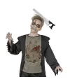 Kafaya Saplanmış Halloween Kanlı Testere Şaka Tacı