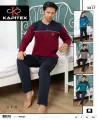 ieg™ Kapitex 5817 Erkek Uzun Kol Düğme Yaka Pijama Takımı