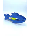 Kediler İçin Ahşap 2 Toplu Eğimli  Sevimli Balık Şeklinde Eğitim Amaçlı Oyuncak