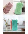 Kendiliğinden Askılı Peeling ve Masaj Etkili Silikon Banyo Vücut Fırçası