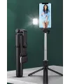 Kendiliğinden LED Işıklı Kumandalı Uzayabilen Selfie Çubuğu,Masa Üstü Tripod