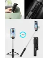 Kendiliğinden LED Işıklı Kumandalı Uzayabilen Selfie Çubuğu,Masa Üstü Tripod