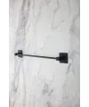 Kendiliğinden Yapışkanlı Siyah Çubuk Havluluk