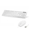 Klavye Ve Mouse Seti - Beyaz KM8519