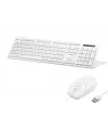 Klavye Ve Mouse Seti - Beyaz KM8520