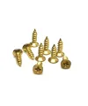 Klips, Menteşe, Ayak, Ağaç, Sunta Vidası 2,2x7,5mm - Sarı 1000 Adet