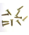 Klips, Menteşe, Ayak, Ağaç, Sunta Vidası 2,2x9,5mm - Sarı 100 Adet
