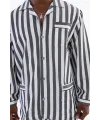 ieg™  4007 Uzun Kol Çizgili Gaffur Erkek Pijama Takım
