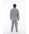 ieg™  4007 Uzun Kol Çizgili Gaffur Erkek Pijama Takım