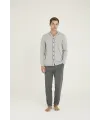 ieg™  9267 Erkek V.Yaka Boydan Düğmeli Pijama Takım