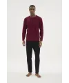 ieg™  BU-26360 Erkek Midi Yaka Battal Pijama Takımı