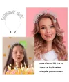 Kristal Taşlı Gümüş Birthday Girl Parti Tacı