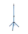 Kuaför Eğitim Mankeni İçin Metal Tripod - Mavi + Taşıma Çantası