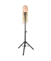 Kuaför Eğitim Mankeni İçin Metal Tripod - Siyah + Taşıma Çantası