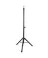Kuaför Eğitim Mankeni İçin Metal Tripod - Siyah + Taşıma Çantası