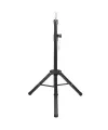 Kuaför Eğitim Mankeni İçin Metal Tripod - Siyah + Taşıma Çantası