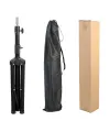 Kuaför Eğitim Mankeni İçin Metal Tripod - Siyah + Taşıma Çantası